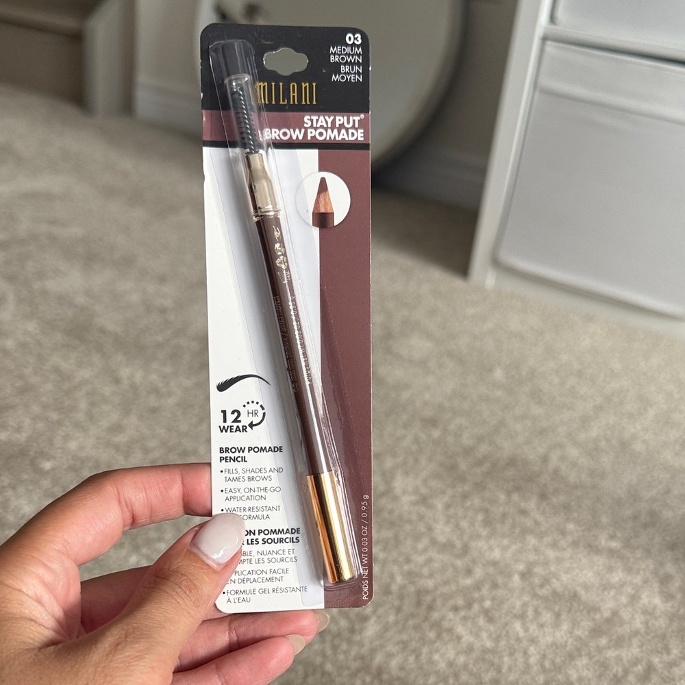 Milani Stay Put Brow Pomade Pencil - Medium Brown